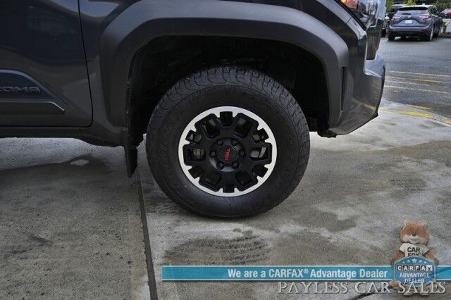 2024 Toyota Tacoma 4WD TRD Off Road / 4X4 / Crew Cab / Premium Cloth Seats / Adaptive Cruise Control / Lane Departure & Blind Spot Alert / Apple CarPlay & Android Auto / Back Up Camera / Keyless Entry & Start / Tow Pkg / 23 MPG / 1-Owner Anchorage AK
