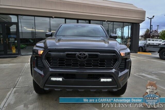 2024 Toyota Tacoma 4WD TRD Off Road / 4X4 / Crew Cab / Premium Cloth Seats / Adaptive Cruise Control / Lane Departure & Blind Spot Alert / Apple CarPlay & Android Auto / Back Up Camera / Keyless Entry & Start / Tow Pkg / 23 MPG / 1-Owner Anchorage AK