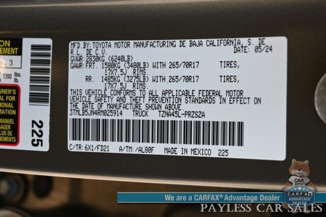 2024 Toyota Tacoma 4WD TRD Off Road Anchorage AK