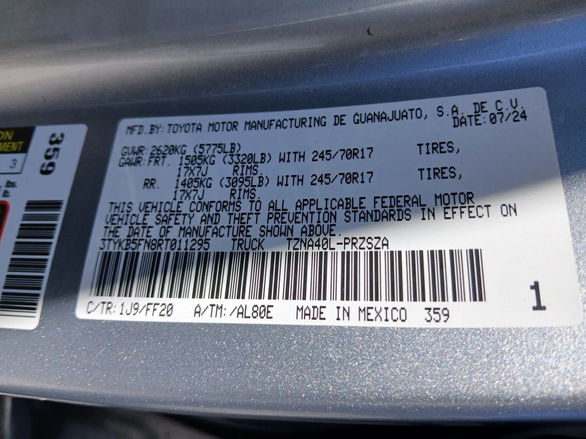 2024 Toyota Tacoma Double Cab SR5 Pickup 4D 5 ft Maitland FL