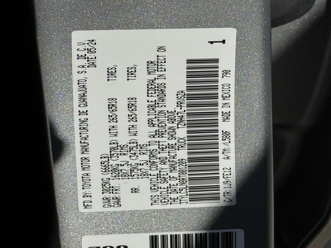 2024 Toyota Tacoma Hybrid TRD Sport Fredericksburg VA