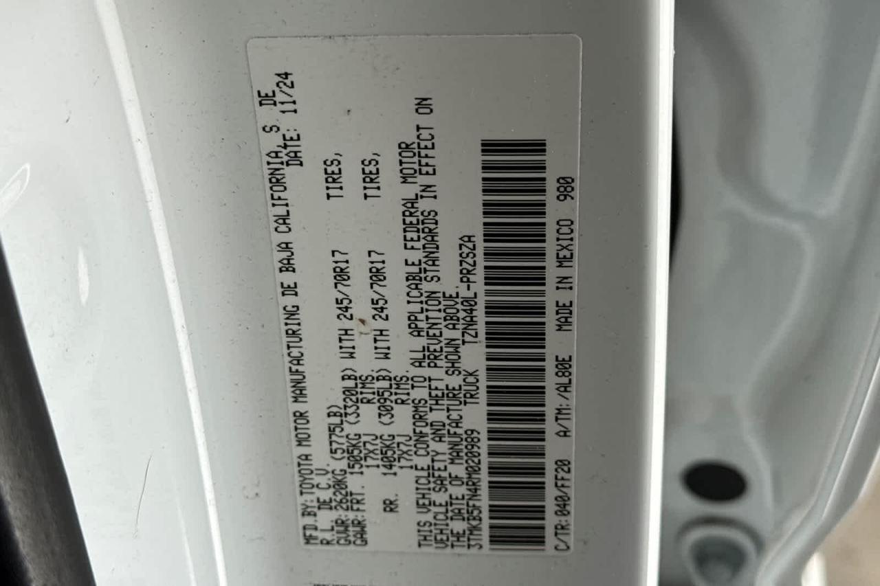 2024 Toyota Tacoma SR5 Roseville CA