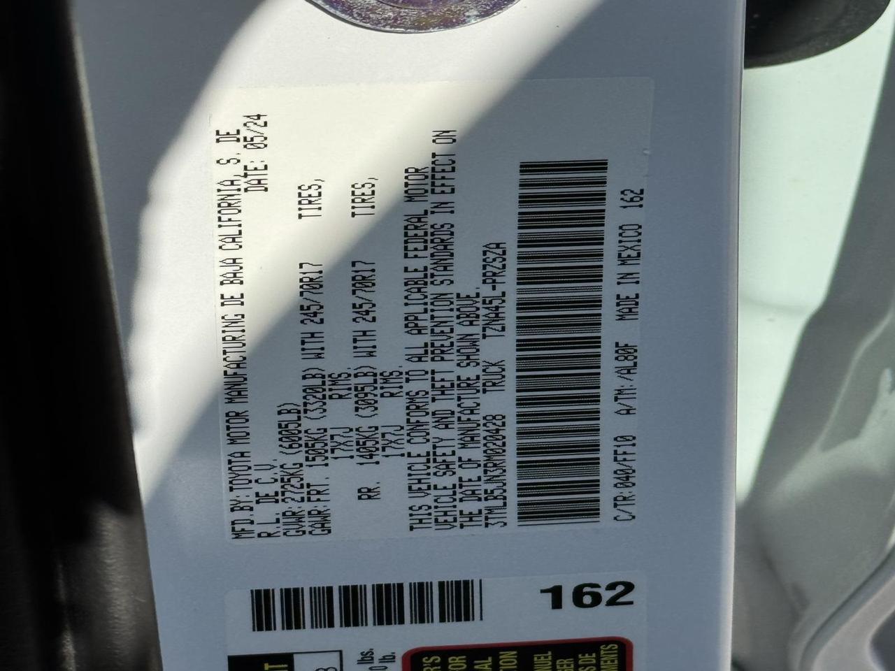 2024 Toyota Tacoma SR5 Fredericksburg VA