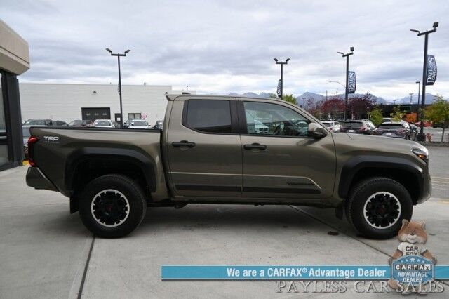 2024 Toyota Tacoma TRD Off Road / 4X4 / Auto Start / Crew Cab / Premium Cloth Seats / Adaptive Cruise / Lane Departure & Blind Spot / Apple CarPlay & Android Auto / Back Up Camera / Keyless Entry & Start / Tow Pkg / 23 MPG / 1-Owner Anchorage AK 2024 Toyota Tacoma TRD Off Road / 4X4 / Auto Start / Crew Cab / Premium Cloth Seats / Adaptive Cruise / Lane Departure & Blind Spot / Apple CarPlay & Android Auto / Back Up Camera / Keyless Entry & Start / Tow Pkg / 23 MPG / 1-Owner Anchorage AK