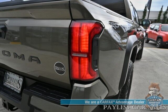 2024 Toyota Tacoma TRD Off Road / 4X4 / Auto Start / Crew Cab / Premium Cloth Seats / Adaptive Cruise / Lane Departure & Blind Spot / Apple CarPlay & Android Auto / Back Up Camera / Keyless Entry & Start / Tow Pkg / 23 MPG / 1-Owner Anchorage AK 2024 Toyota Tacoma TRD Off Road / 4X4 / Auto Start / Crew Cab / Premium Cloth Seats / Adaptive Cruise / Lane Departure & Blind Spot / Apple CarPlay & Android Auto / Back Up Camera / Keyless Entry & Start / Tow Pkg / 23 MPG / 1-Owner Anchorage AK