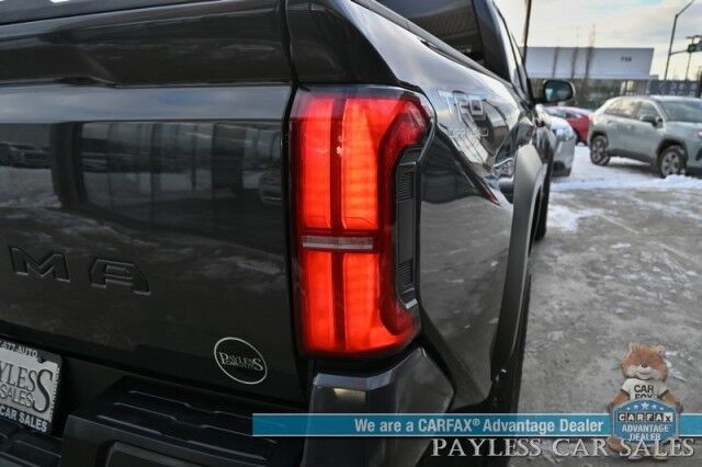 2024 Toyota Tacoma TRD Off Road / 4X4 / Auto Start / Crew Cab / Premium Cloth Seats / Adaptive Cruise / Lane Departure & Blind Spot / Apple CarPlay & Android Auto / Back Up Camera / Keyless Entry & Start / Tow Pkg / 23 MPG / 1-Owner Anchorage AK 2024 Toyota Tacoma TRD Off Road / 4X4 / Auto Start / Crew Cab / Premium Cloth Seats / Adaptive Cruise / Lane Departure & Blind Spot / Apple CarPlay & Android Auto / Back Up Camera / Keyless Entry & Start / Tow Pkg / 23 MPG / 1-Owner Anchorage AK
