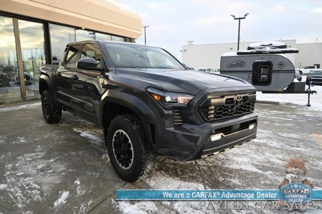 2024 Toyota Tacoma TRD Off Road / 4X4 / Auto Start / Crew Cab / Premium Cloth Seats / Adaptive Cruise / Lane Departure & Blind Spot / Apple CarPlay & Android Auto / Back Up Camera / Keyless Entry & Start / Tow Pkg / 23 MPG / 1-Owner Anchorage AK 2024 Toyota Tacoma TRD Off Road / 4X4 / Auto Start / Crew Cab / Premium Cloth Seats / Adaptive Cruise / Lane Departure & Blind Spot / Apple CarPlay & Android Auto / Back Up Camera / Keyless Entry & Start / Tow Pkg / 23 MPG / 1-Owner Anchorage AK