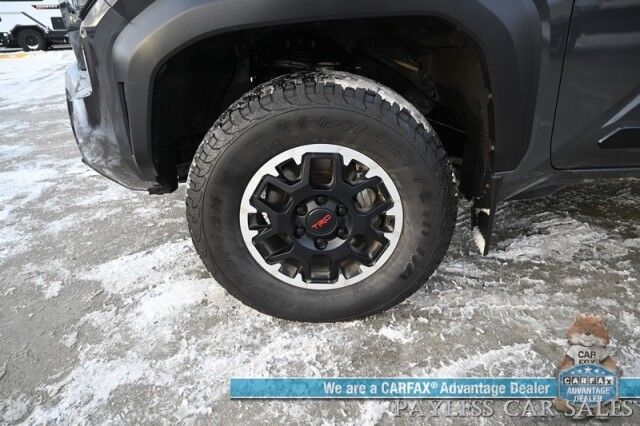 2024 Toyota Tacoma TRD Off Road / 4X4 / Auto Start / Crew Cab / Premium Cloth Seats / Adaptive Cruise / Lane Departure & Blind Spot / Apple CarPlay & Android Auto / Back Up Camera / Keyless Entry & Start / Tow Pkg / 23 MPG / 1-Owner Anchorage AK 2024 Toyota Tacoma TRD Off Road / 4X4 / Auto Start / Crew Cab / Premium Cloth Seats / Adaptive Cruise / Lane Departure & Blind Spot / Apple CarPlay & Android Auto / Back Up Camera / Keyless Entry & Start / Tow Pkg / 23 MPG / 1-Owner Anchorage AK