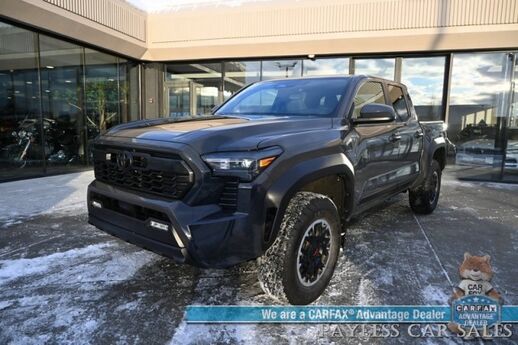 2024 Toyota Tacoma TRD Off Road / 4X4 / Auto Start / Crew Cab / Premium Cloth Seats / Adaptive Cruise / Lane Departure & Blind Spot / Apple CarPlay & Android Auto / Back Up Camera / Keyless Entry & Start / Tow Pkg / 23 MPG / 1-Owner Anchorage AK