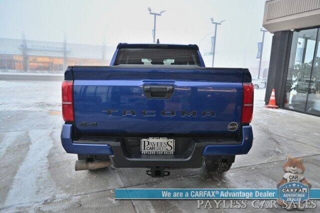 2024 Toyota Tacoma TRD Off Road / 4X4 / Crew Cab / Auto Start / Premium Cloth Seats / Adaptive Cruise / Lane Departure & Blind Spot / Apple CarPlay & Android Auto / Back Up Camera / Keyless Entry & Start / Tow Pkg / 23 MPG / 1-Owner Anchorage AK 2024 Toyota Tacoma TRD Off Road / 4X4 / Crew Cab / Auto Start / Premium Cloth Seats / Adaptive Cruise / Lane Departure & Blind Spot / Apple CarPlay & Android Auto / Back Up Camera / Keyless Entry & Start / Tow Pkg / 23 MPG / 1-Owner Anchorage AK