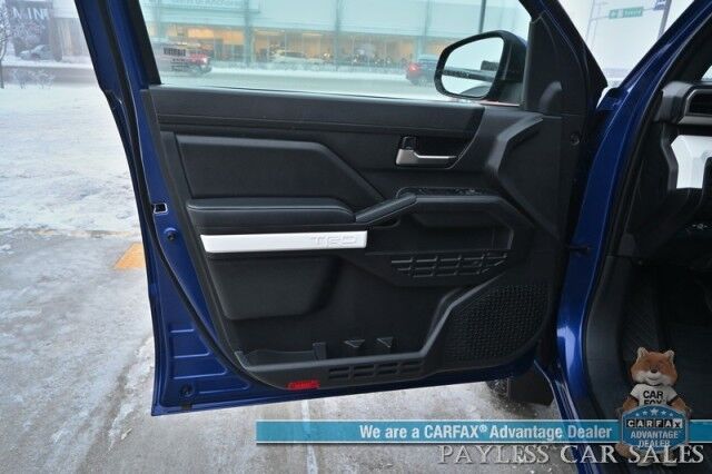 2024 Toyota Tacoma TRD Off Road / 4X4 / Crew Cab / Auto Start / Premium Cloth Seats / Adaptive Cruise / Lane Departure & Blind Spot / Apple CarPlay & Android Auto / Back Up Camera / Keyless Entry & Start / Tow Pkg / 23 MPG / 1-Owner Anchorage AK 2024 Toyota Tacoma TRD Off Road / 4X4 / Crew Cab / Auto Start / Premium Cloth Seats / Adaptive Cruise / Lane Departure & Blind Spot / Apple CarPlay & Android Auto / Back Up Camera / Keyless Entry & Start / Tow Pkg / 23 MPG / 1-Owner Anchorage AK