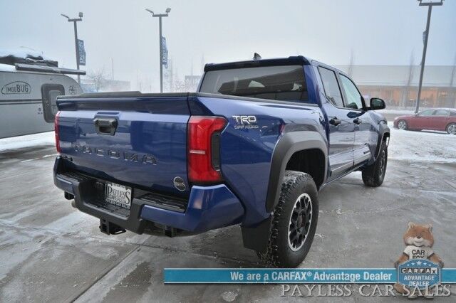 2024 Toyota Tacoma TRD Off Road / 4X4 / Crew Cab / Auto Start / Premium Cloth Seats / Adaptive Cruise / Lane Departure & Blind Spot / Apple CarPlay & Android Auto / Back Up Camera / Keyless Entry & Start / Tow Pkg / 23 MPG / 1-Owner Anchorage AK 2024 Toyota Tacoma TRD Off Road / 4X4 / Crew Cab / Auto Start / Premium Cloth Seats / Adaptive Cruise / Lane Departure & Blind Spot / Apple CarPlay & Android Auto / Back Up Camera / Keyless Entry & Start / Tow Pkg / 23 MPG / 1-Owner Anchorage AK