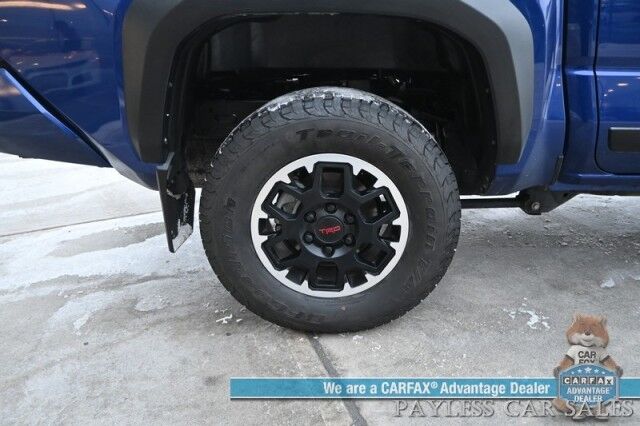2024 Toyota Tacoma TRD Off Road / 4X4 / Crew Cab / Auto Start / Premium Cloth Seats / Adaptive Cruise / Lane Departure & Blind Spot / Apple CarPlay & Android Auto / Back Up Camera / Keyless Entry & Start / Tow Pkg / 23 MPG / 1-Owner Anchorage AK 2024 Toyota Tacoma TRD Off Road / 4X4 / Crew Cab / Auto Start / Premium Cloth Seats / Adaptive Cruise / Lane Departure & Blind Spot / Apple CarPlay & Android Auto / Back Up Camera / Keyless Entry & Start / Tow Pkg / 23 MPG / 1-Owner Anchorage AK