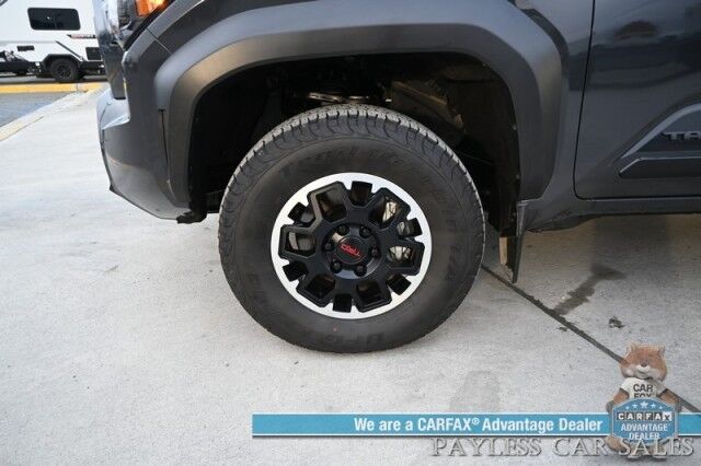 2024 Toyota Tacoma TRD Off Road / 4X4 / Crew Cab / Auto Start / Premium Cloth Seats / Adaptive Cruise / Lane Departure & Blind Spot / Apple CarPlay & Android Auto / Back Up Camera / Keyless Entry & Start / Tow Pkg / 23 MPG / 1-Owner Anchorage AK