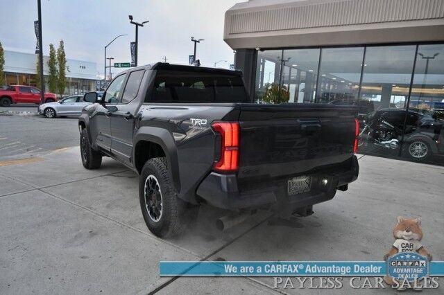 2024 Toyota Tacoma TRD Off Road / 4X4 / Crew Cab / Auto Start / Premium Cloth Seats / Adaptive Cruise / Lane Departure & Blind Spot / Apple CarPlay & Android Auto / Back Up Camera / Keyless Entry & Start / Tow Pkg / 23 MPG / 1-Owner Anchorage AK