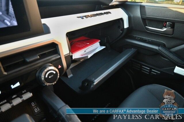 2024 Toyota Tacoma TRD Off Road / 4X4 / Crew Cab / Premium Cloth Seats / Adaptive Cruise / Lane Departure & Blind Spot / Apple CarPlay & Android Auto / Back Up Camera / Keyless Entry & Start / Tow Pkg / 23 MPG / 1-Owner Anchorage AK 2024 Toyota Tacoma TRD Off Road / 4X4 / Crew Cab / Premium Cloth Seats / Adaptive Cruise / Lane Departure & Blind Spot / Apple CarPlay & Android Auto / Back Up Camera / Keyless Entry & Start / Tow Pkg / 23 MPG / 1-Owner Anchorage AK