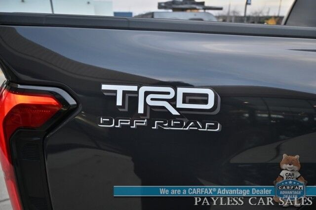 2024 Toyota Tacoma TRD Off Road / 4X4 / Crew Cab / Premium Cloth Seats / Adaptive Cruise / Lane Departure & Blind Spot / Apple CarPlay & Android Auto / Back Up Camera / Keyless Entry & Start / Tow Pkg / 23 MPG / 1-Owner Anchorage AK 2024 Toyota Tacoma TRD Off Road / 4X4 / Crew Cab / Premium Cloth Seats / Adaptive Cruise / Lane Departure & Blind Spot / Apple CarPlay & Android Auto / Back Up Camera / Keyless Entry & Start / Tow Pkg / 23 MPG / 1-Owner Anchorage AK