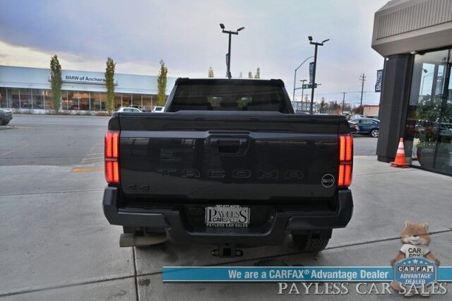2024 Toyota Tacoma TRD Off Road / 4X4 / Crew Cab / Premium Cloth Seats / Adaptive Cruise / Lane Departure & Blind Spot / Apple CarPlay & Android Auto / Back Up Camera / Keyless Entry & Start / Tow Pkg / 23 MPG / 1-Owner Anchorage AK 2024 Toyota Tacoma TRD Off Road / 4X4 / Crew Cab / Premium Cloth Seats / Adaptive Cruise / Lane Departure & Blind Spot / Apple CarPlay & Android Auto / Back Up Camera / Keyless Entry & Start / Tow Pkg / 23 MPG / 1-Owner Anchorage AK
