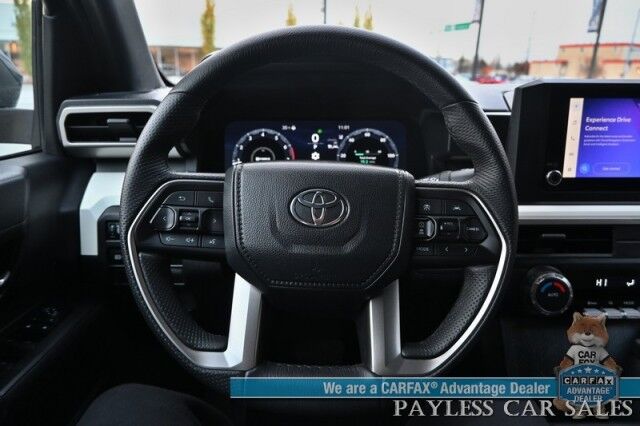 2024 Toyota Tacoma TRD Off Road / 4X4 / Crew Cab / Premium Cloth Seats / Adaptive Cruise / Lane Departure & Blind Spot / Apple CarPlay & Android Auto / Back Up Camera / Keyless Entry & Start / Tow Pkg / 23 MPG / 1-Owner Anchorage AK 2024 Toyota Tacoma TRD Off Road / 4X4 / Crew Cab / Premium Cloth Seats / Adaptive Cruise / Lane Departure & Blind Spot / Apple CarPlay & Android Auto / Back Up Camera / Keyless Entry & Start / Tow Pkg / 23 MPG / 1-Owner Anchorage AK