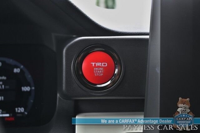 2024 Toyota Tacoma TRD Off Road / 4X4 / Crew Cab / Premium Cloth Seats / Adaptive Cruise / Lane Departure & Blind Spot / Apple CarPlay & Android Auto / Back Up Camera / Keyless Entry & Start / Tow Pkg / 23 MPG / 1-Owner Anchorage AK