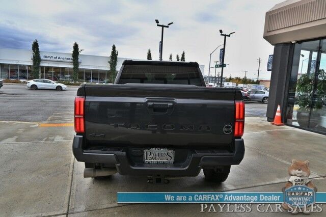 2024 Toyota Tacoma TRD Off Road / 4X4 / Crew Cab / Premium Cloth Seats / Adaptive Cruise / Lane Departure & Blind Spot / Apple CarPlay & Android Auto / Back Up Camera / Keyless Entry & Start / Tow Pkg / 23 MPG / 1-Owner Anchorage AK