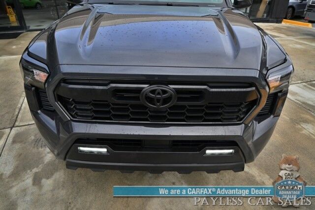 2024 Toyota Tacoma TRD Off Road / 4X4 / Crew Cab / Premium Cloth Seats / Adaptive Cruise / Lane Departure & Blind Spot / Apple CarPlay & Android Auto / Back Up Camera / Keyless Entry & Start / Tow Pkg / 23 MPG / 1-Owner Anchorage AK