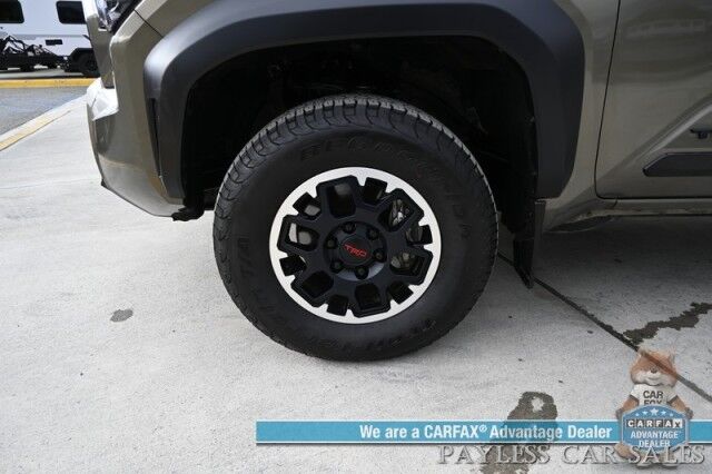 2024 Toyota Tacoma TRD Off Road / 4X4 / Crew Cab / Premium Cloth Seats / Adaptive Cruise / Lane Departure & Blind Spot / Apple CarPlay & Android Auto / Back Up Camera / Keyless Entry & Start / Tow Pkg / 23 MPG / 1-Owner Anchorage AK