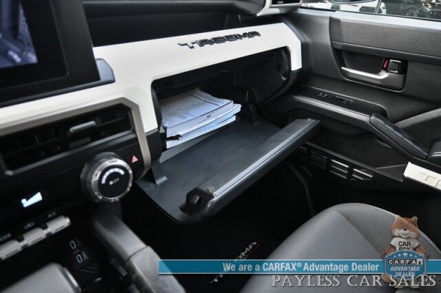 2024 Toyota Tacoma TRD Off Road / 4X4 / Crew Cab / Premium Cloth Seats / Adaptive Cruise / Lane Departure & Blind Spot / Apple CarPlay & Android Auto / Back Up Camera / Keyless Entry & Start / Tow Pkg / 23 MPG / 1-Owner Anchorage AK