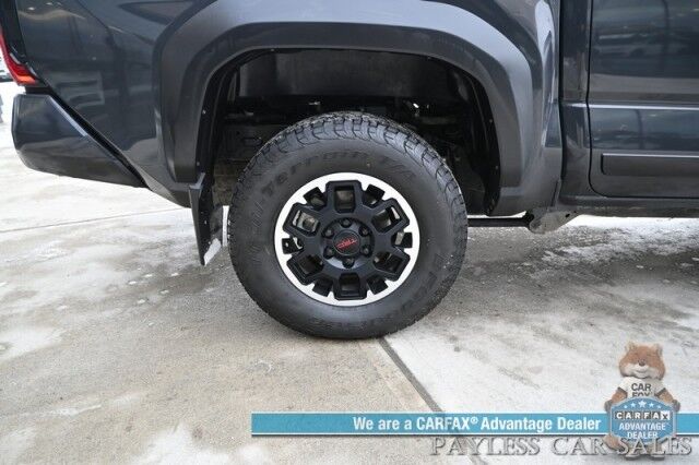 2024 Toyota Tacoma TRD Off Road / 4X4 / Crew Cab / Premium Cloth Seats / Adaptive Cruise / Lane Departure & Blind Spot / Apple CarPlay & Android Auto / Back Up Camera / Keyless Entry & Start / Tow Pkg / 23 MPG / 1-Owner Anchorage AK