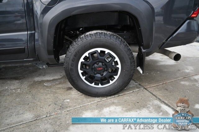 2024 Toyota Tacoma TRD Off Road / 4X4 / Crew Cab / Premium Cloth Seats / Adaptive Cruise / Lane Departure & Blind Spot / Apple CarPlay & Android Auto / Back Up Camera / Keyless Entry & Start / Tow Pkg / 23 MPG / 1-Owner Anchorage AK 2024 Toyota Tacoma TRD Off Road / 4X4 / Crew Cab / Premium Cloth Seats / Adaptive Cruise / Lane Departure & Blind Spot / Apple CarPlay & Android Auto / Back Up Camera / Keyless Entry & Start / Tow Pkg / 23 MPG / 1-Owner Anchorage AK