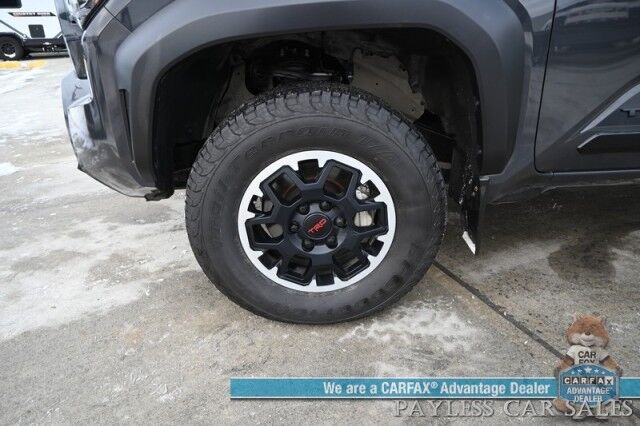 2024 Toyota Tacoma TRD Off Road / 4X4 / Crew Cab / Premium Cloth Seats / Adaptive Cruise / Lane Departure & Blind Spot / Apple CarPlay & Android Auto / Back Up Camera / Keyless Entry & Start / Tow Pkg / 23 MPG / 1-Owner Anchorage AK