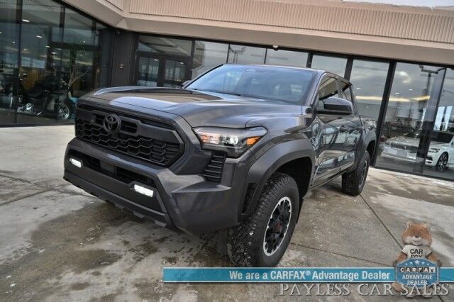 2024 Toyota Tacoma TRD Off Road / 4X4 / Crew Cab / Premium Cloth Seats / Adaptive Cruise / Lane Departure & Blind Spot / Apple CarPlay & Android Auto / Back Up Camera / Keyless Entry & Start / Tow Pkg / 23 MPG / 1-Owner Anchorage AK 2024 Toyota Tacoma TRD Off Road / 4X4 / Crew Cab / Premium Cloth Seats / Adaptive Cruise / Lane Departure & Blind Spot / Apple CarPlay & Android Auto / Back Up Camera / Keyless Entry & Start / Tow Pkg / 23 MPG / 1-Owner Anchorage AK