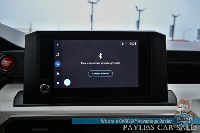 2024 Toyota Tacoma TRD Off Road / 4X4 / Crew Cab / Premium Cloth Seats / Adaptive Cruise / Lane Watch & Blind Spot / Apple CarPlay & Android Auto / Bed Liner / Aluminum Wheels / Back Up Cam / Only 15K Miles / Tow pkg / 1-Owner Anchorage AK