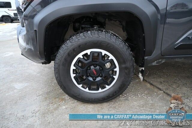 2024 Toyota Tacoma TRD Off Road / 4X4 / Crew Cab / Premium Cloth Seats / Adaptive Cruise / Lane Watch & Blind Spot / Apple CarPlay & Android Auto / Bed Liner / Aluminum Wheels / Back Up Cam / Only 15K Miles / Tow pkg / 1-Owner Anchorage AK