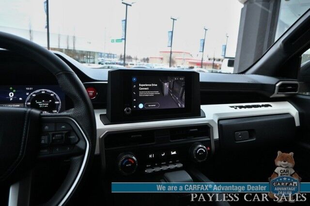 2024 Toyota Tacoma TRD Off Road / 4X4 / Crew Cab / Premium Cloth Seats / Adaptive Cruise / Lane Watch & Blind Spot / Apple CarPlay & Android Auto / Bed Liner / Back Up Cam / Aluminum Wheels / Only 10K Miles / Tow pkg / 1-Owner Wasilla AK