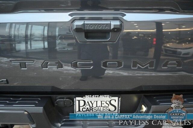 2024 Toyota Tacoma TRD Off Road / 4X4 / Crew Cab / Premium Cloth Seats / Adaptive Cruise / Lane Watch & Blind Spot / Apple CarPlay & Android Auto / Bed Liner / Back Up Cam / Aluminum Wheels / Only 10K Miles / Tow pkg / 1-Owner Anchorage AK
