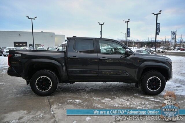 2024 Toyota Tacoma TRD Off Road / 4X4 / Crew Cab / Premium Cloth Seats / Adaptive Cruise / Lane Watch & Blind Spot / Apple CarPlay & Android Auto / Bed Liner / Back Up Cam / Aluminum Wheels / Only 10K Miles / Tow pkg / 1-Owner Anchorage AK