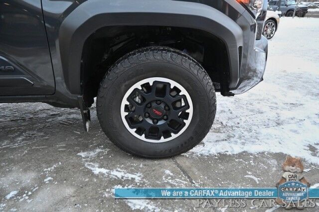 2024 Toyota Tacoma TRD Off Road / 4X4 / Crew Cab / Premium Cloth Seats / Adaptive Cruise / Lane Watch & Blind Spot / Apple CarPlay & Android Auto / Bed Liner / Back Up Cam / Aluminum Wheels / Only 10K Miles / Tow pkg / 1-Owner Wasilla AK