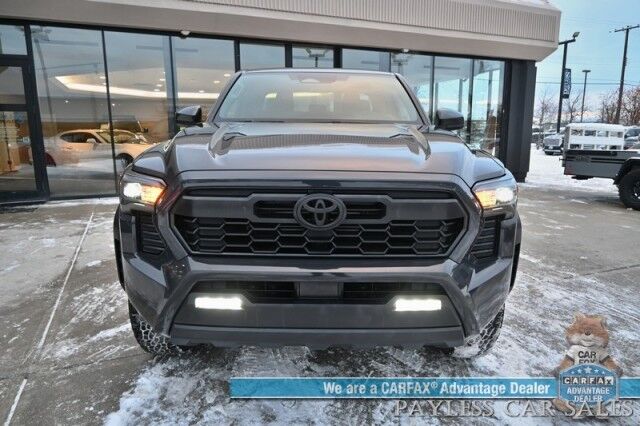 2024 Toyota Tacoma TRD Off Road / 4X4 / Crew Cab / Premium Cloth Seats / Adaptive Cruise / Lane Watch & Blind Spot / Apple CarPlay & Android Auto / Bed Liner / Back Up Cam / Aluminum Wheels / Only 10K Miles / Tow pkg / 1-Owner Anchorage AK