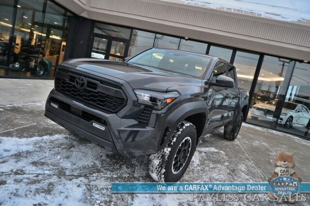 2024 Toyota Tacoma TRD Off Road / 4X4 / Crew Cab / Premium Cloth Seats / Adaptive Cruise / Lane Watch & Blind Spot / Apple CarPlay & Android Auto / Bed Liner / Back Up Cam / Aluminum Wheels / Only 10K Miles / Tow pkg / 1-Owner Wasilla AK