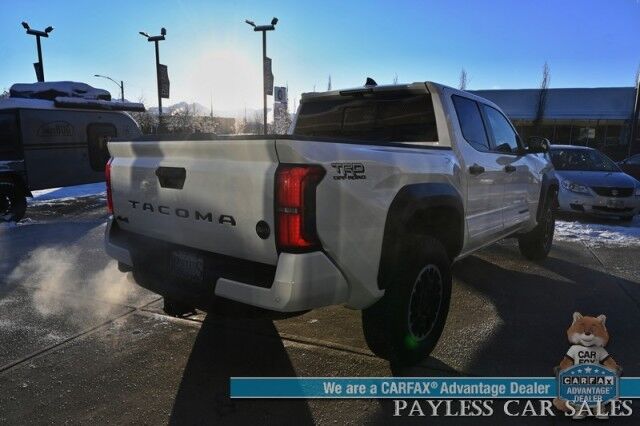 2024 Toyota Tacoma TRD Off Road / 4X4 / Premium Pkg / Heated & Cooled Leather Seats / Heated Steering / Sunroof / JBL / Adaptive Cruise / Lane Watch & Blind Spot / Apple CarPlay & Android Auto / Tow Pkg / 360 Cam / 1-Owner Wasilla AK