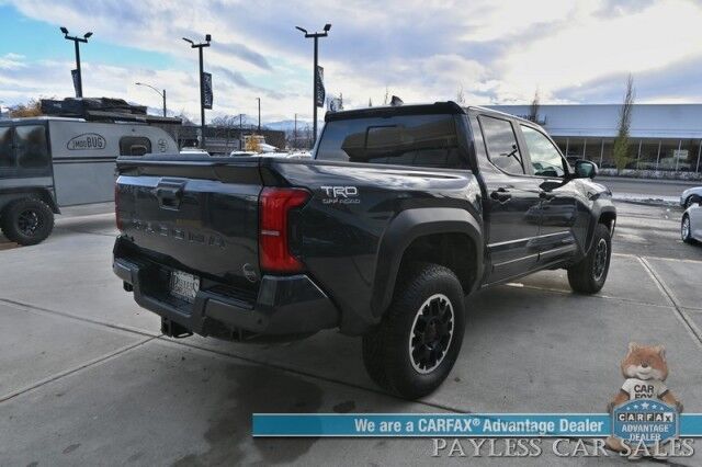 2024 Toyota Tacoma TRD Off Road / 4X4 / Premium Pkg / Heated & Cooled Leather Seats / Heated Steering / Sunroof / JBL / Adaptive Cruise / Lane Watch & Blind Spot / Apple CarPlay & Android Auto / Tow Pkg / 360 Cam / 1-Owner Anchorage AK 2024 Toyota Tacoma TRD Off Road / 4X4 / Premium Pkg / Heated & Cooled Leather Seats / Heated Steering / Sunroof / JBL / Adaptive Cruise / Lane Watch & Blind Spot / Apple CarPlay & Android Auto / Tow Pkg / 360 Cam / 1-Owner Anchorage AK