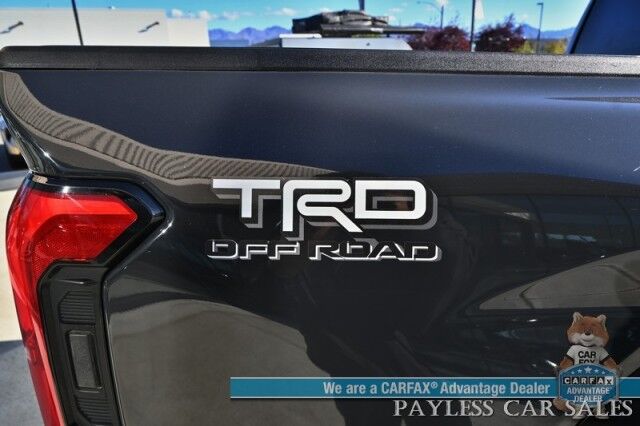 2024 Toyota Tacoma TRD Off Road / Premium Pkg / 4X4 / Crew Cab / Auto Start / Heated & Cooled Leather Seats / Heated Steering / Sunroof / JBL Speakers / Adaptive Cruise / Lane Departure & Blind Spot / 360 Cam / Bed Liner / Tow Pkg / 1-Owner Anchorage AK 2024 Toyota Tacoma TRD Off Road / Premium Pkg / 4X4 / Crew Cab / Auto Start / Heated & Cooled Leather Seats / Heated Steering / Sunroof / JBL Speakers / Adaptive Cruise / Lane Departure & Blind Spot / 360 Cam / Bed Liner / Tow Pkg / 1-Owner Anchorage AK