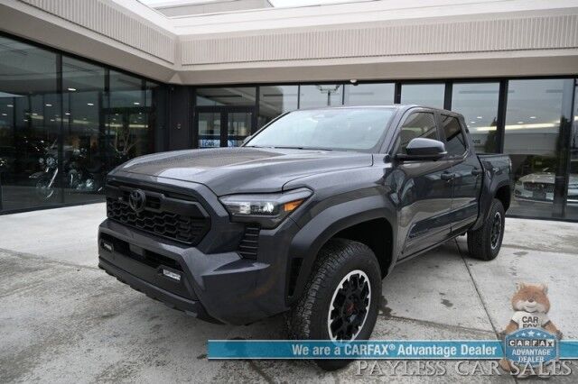 2024 Toyota Tacoma TRD Off Road / Premium Pkg / 4X4 / Crew Cab / Auto Start / Heated & Cooled Leather Seats / Heated Steering / Sunroof / JBL Speakers / Adaptive Cruise / Lane Departure & Blind Spot / 360 Cam / Bed Liner / Tow Pkg / 1-Owner