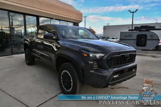 2024 Toyota Tacoma TRD Off Road / Premium Pkg / 4X4 / Crew Cab / Auto Start / Heated & Cooled Leather Seats / Heated Steering / Sunroof / JBL Speakers / Adaptive Cruise / Lane Departure & Blind Spot / 360 Camera / Bed Liner / Tow Pkg / 1-Owner Anchorage AK