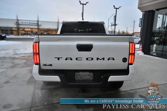 2024 Toyota Tacoma TRD Off Road / Premium Pkg / 4X4 / Crew Cab / Heated & Cooled Leather Seats / Heated Steering / Sunroof / JBL Speakers / Adaptive Cruise / Lane Departure & Blind Spot / 360 Camera / Bed Liner / Tow Pkg / 1-Owner Anchorage AK 2024 Toyota Tacoma TRD Off Road / Premium Pkg / 4X4 / Crew Cab / Heated & Cooled Leather Seats / Heated Steering / Sunroof / JBL Speakers / Adaptive Cruise / Lane Departure & Blind Spot / 360 Camera / Bed Liner / Tow Pkg / 1-Owner Anchorage AK
