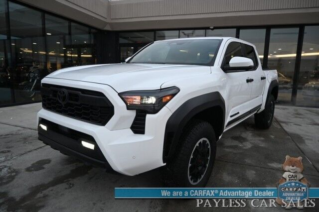 2024 Toyota Tacoma TRD Off Road / Premium Pkg / 4X4 / Crew Cab / Heated & Cooled Leather Seats / Heated Steering / Sunroof / JBL Speakers / Adaptive Cruise / Lane Departure & Blind Spot / 360 Camera / Bed Liner / Tow Pkg / 1-Owner Anchorage AK 2024 Toyota Tacoma TRD Off Road / Premium Pkg / 4X4 / Crew Cab / Heated & Cooled Leather Seats / Heated Steering / Sunroof / JBL Speakers / Adaptive Cruise / Lane Departure & Blind Spot / 360 Camera / Bed Liner / Tow Pkg / 1-Owner Anchorage AK