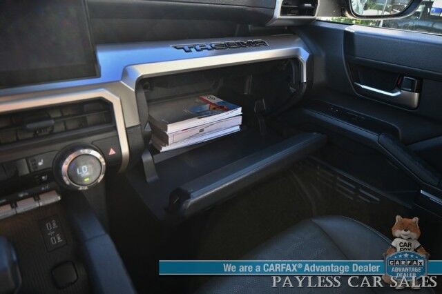 2024 Toyota Tacoma TRD Off Road / Premium Pkg / 4X4 / Crew Cab / Heated & Cooled Leather Seats / Heated Steering / Sunroof / JBL Speakers / Adaptive Cruise / Lane Departure & Blind Spot / 360 Camera / Bed Liner / Tow Pkg / 1-Owner Anchorage AK