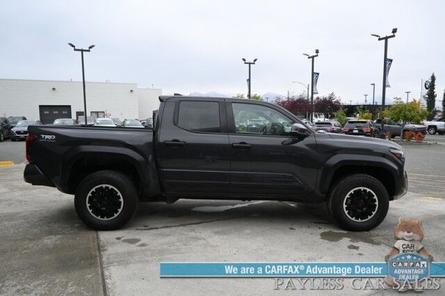 2024 Toyota Tacoma TRD Off Road / Premium Pkg / 4X4 / Crew Cab / Heated & Cooled Leather Seats / Heated Steering / Sunroof / JBL Speakers / Adaptive Cruise / Lane Departure & Blind Spot / 360 Camera / Bed Liner / Tow Pkg / 1-Owner Anchorage AK