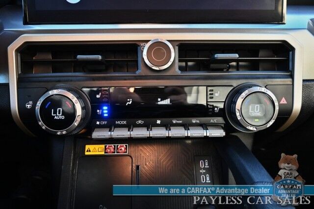 2024 Toyota Tacoma TRD Off Road / Premium Pkg / 4X4 / Crew Cab / Heated & Cooled Leather Seats / Heated Steering / Sunroof / JBL Speakers / Adaptive Cruise / Lane Departure & Blind Spot / 360 Camera / Bed Liner / Tow Pkg / 1-Owner Anchorage AK